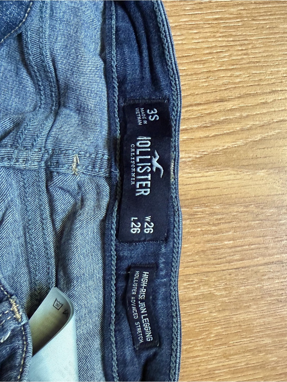 Dark Blue Distressed Men’s Jeans - Picture 2 of 4